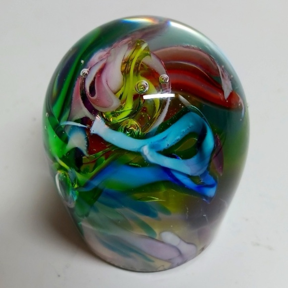 Alyssa Getz Paperweight  signed